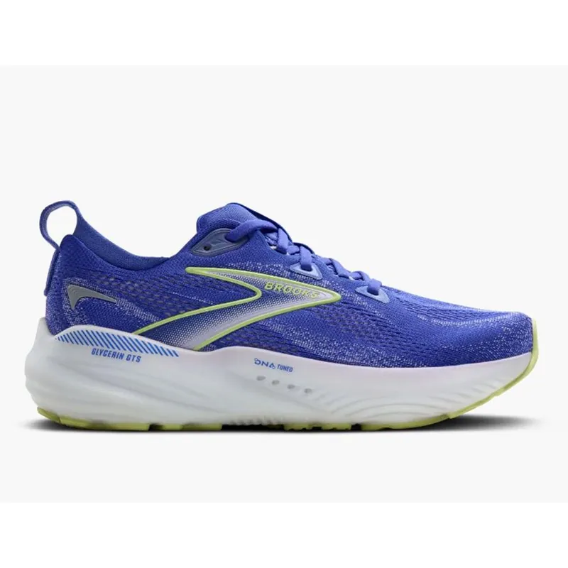 Preiswert Brooks Glycerin GTS 22 Women amparo blue hyper iris yellow-- Gr.: 38
