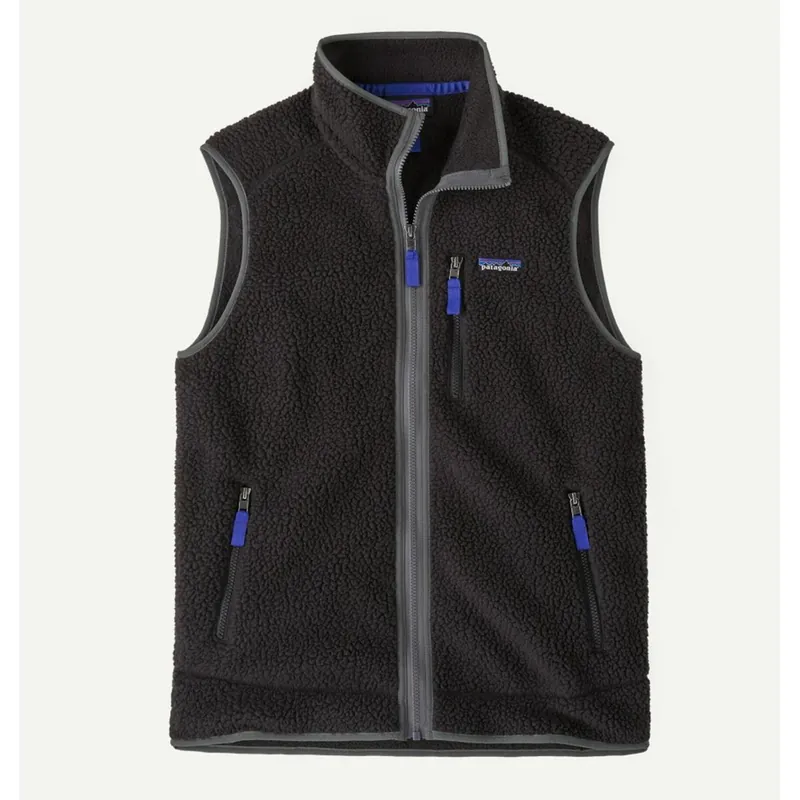 Preisreduziert Patagonia M Retro Pile Vest black forge grey Herren Weste-- Gr.: S
