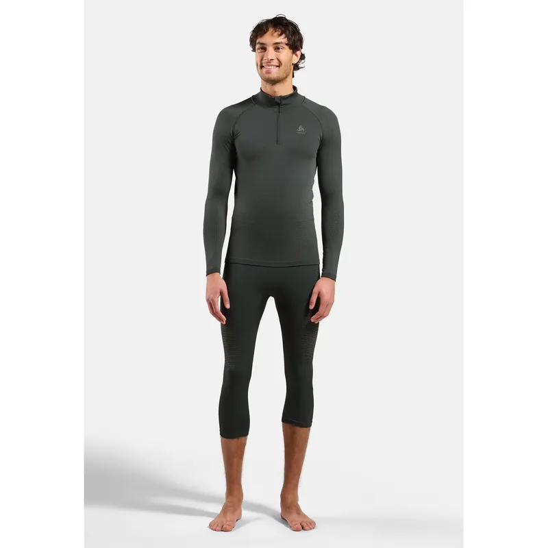 Preisknaller Odlo Herren Performance Warm Base Layer Tights 3/4 Urban Chic-- Gr.: XL