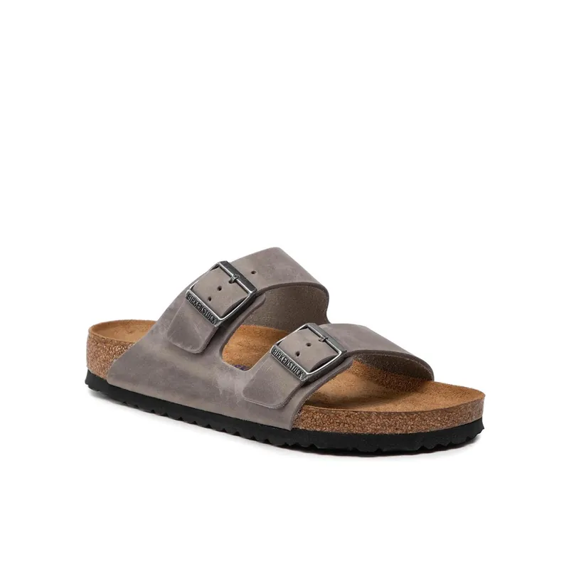 Birkenstock Arizona FL Weichbettung normal iron Unisex-- Gr.: 39 Geprüft
