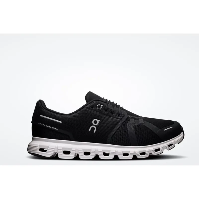 Preiswert ON Cloud 6 Men Wide black white-- Gr.: 46
