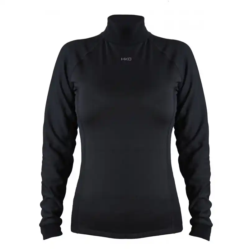 Hiko Teddy Fleece Damen Langarm Oberteil Funktionsshirt schwarz Sonderangebot