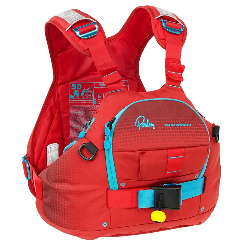 Ausverkauf Palm Nevis PFD Schwimmweste Paddelweste flame-chilli