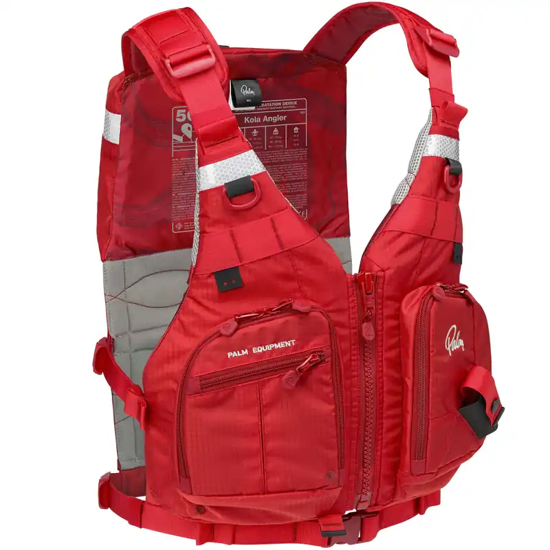 Palm Kola Angler PFD Highback Angler Schwimmweste flame Neue Kollektion