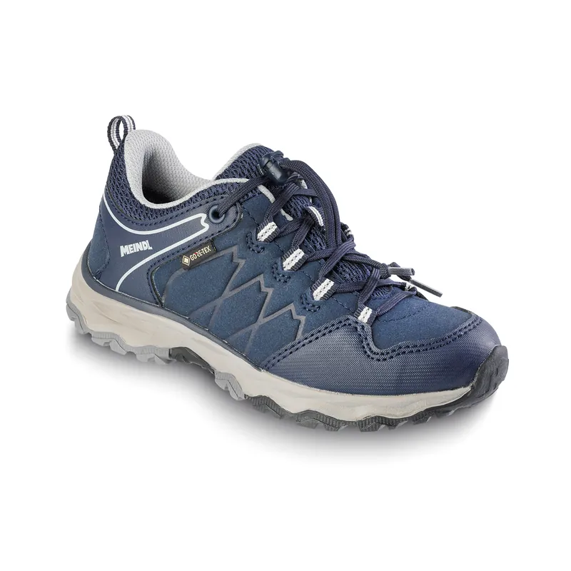 Meindl Ontario Junior GTX Kinderschuhe Wanderschuhe Freizeitschuhe nachtblau-silber Preisknaller