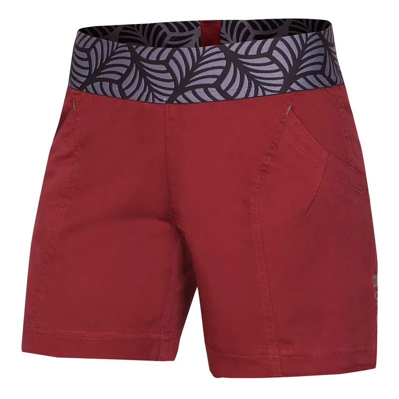 Letzte Chance Ocun Pantera Organic Shorts Damen Kletter Shorts wine syrah
