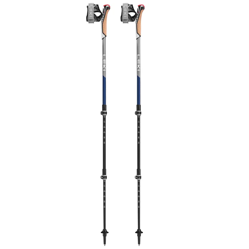 Direkt Vom Hersteller Leki Traveller Carbon Nordic Walking Stöcke metallic blue-anthracite