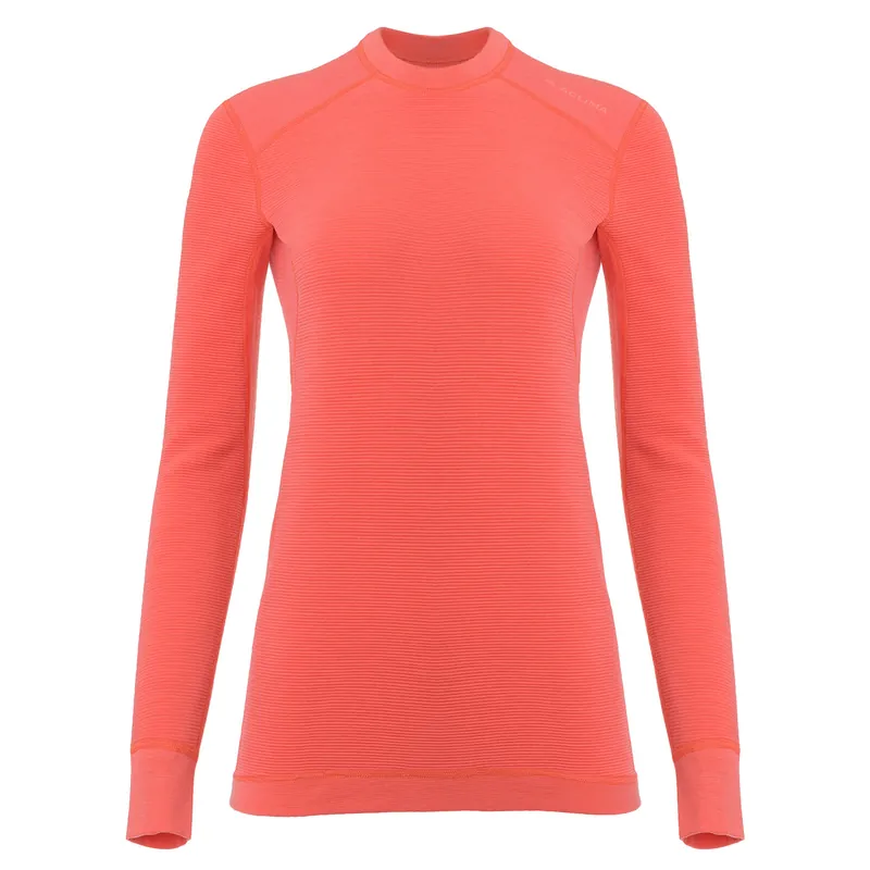 Aclima StreamWool Crewneck Damen Merino Unterwäsche spiced coral Meistverkauft