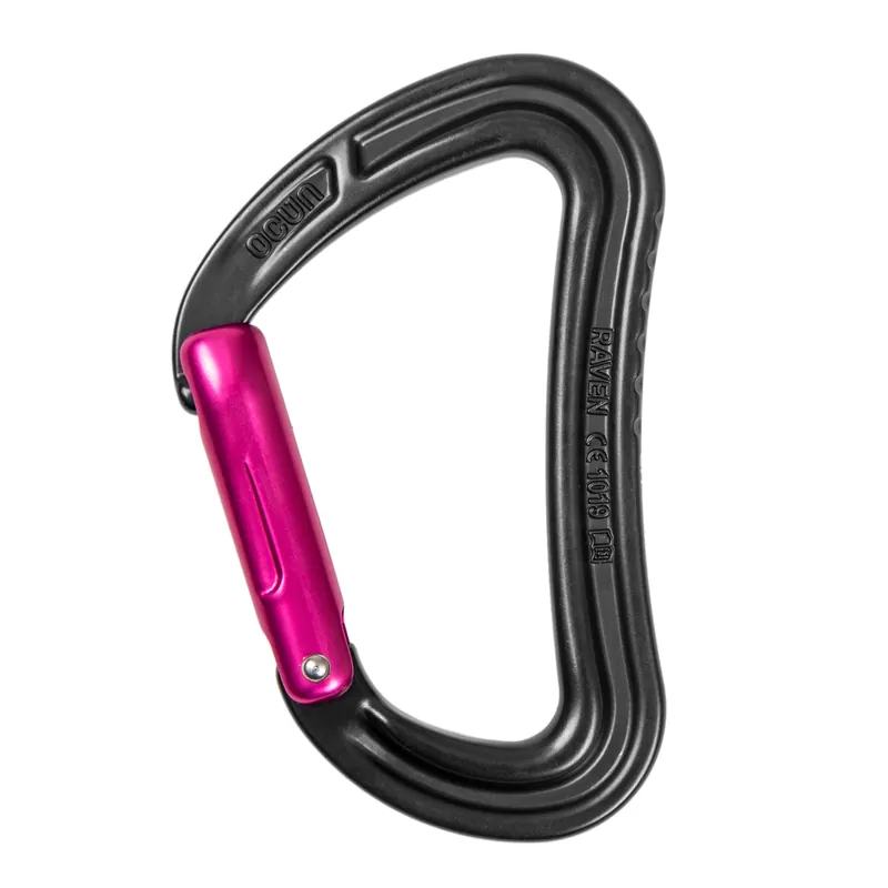 Letzte Chance Ocun Raven Straight Karabiner anthrazit-pink