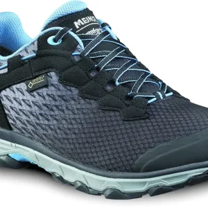 Günstig Meindl Activo Sport Lady GTX Damen Comfort Fit Wanderschuhe schwarz-azur