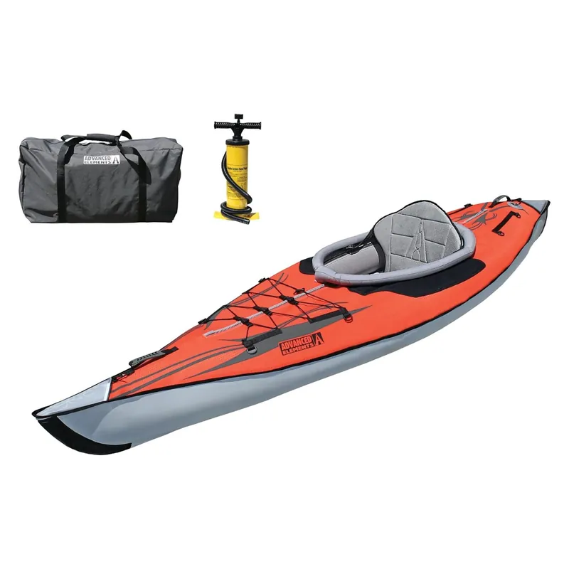 Angebot Advanced Elements Advanced Frame Kajak Luftboot mit Pumpe red-grey