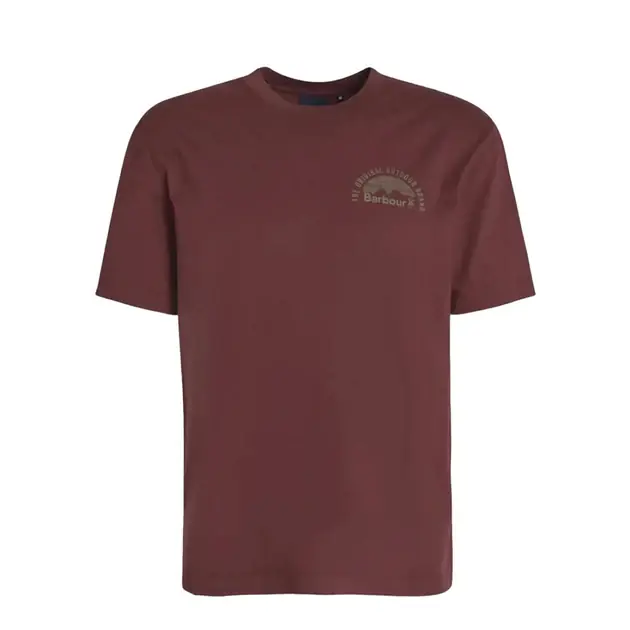 Barbour Haydock T-Shirt Truffle Solange Der Vorrat Reicht