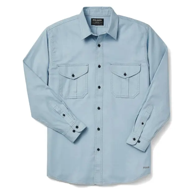 Ausverkauf Filson Lightweight Alaskan Guide Shirt Dusk Sky