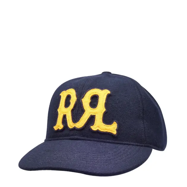 Begrenztes Angebot RRL by Ralph Lauren Appliqued Felt Ball Cap Navy