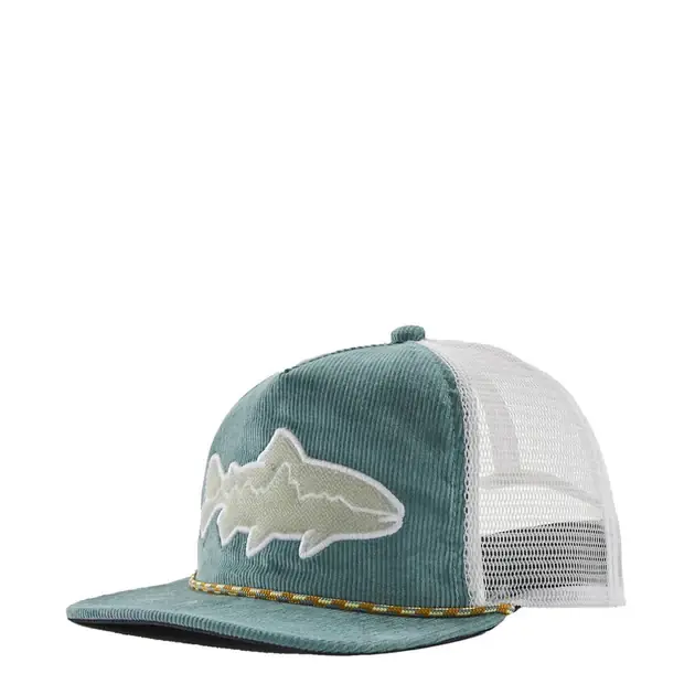 Ausverkauf Patagonia Fishing Patagonia Fly Catcher Hat Fitz Roy Trout Blue Sage