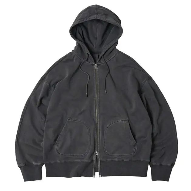 Günstig Frizmworks OG Pigment Dyeing Hood Zipup Parka Charcoal
