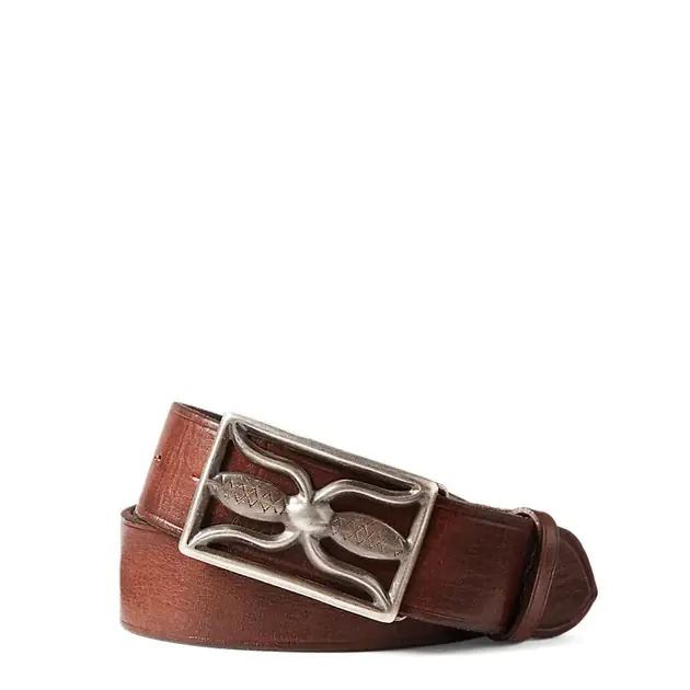 RRL by Ralph Lauren RRL By Ralph Lauren Hawkins Belt Medium Vintage Brown Knallerangebot